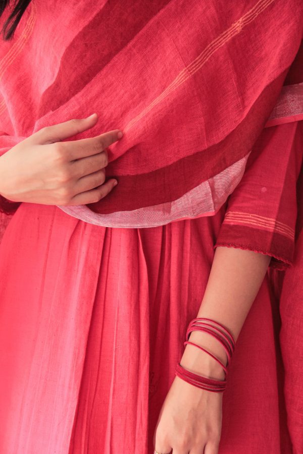 Noor Pink Kurta Set - Image 6