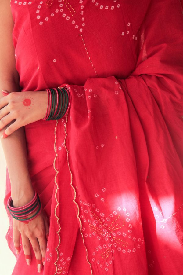 bandhej saree