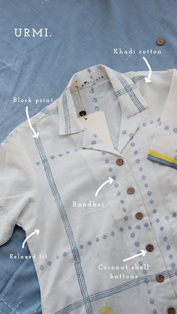 Urmi White Khadi Shirt - Image 5