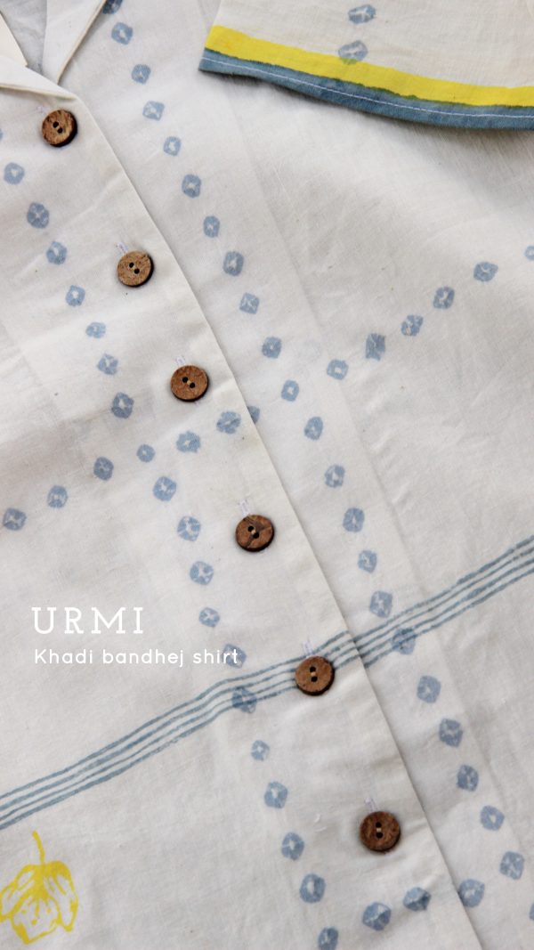 Urmi White Khadi Shirt - Image 4