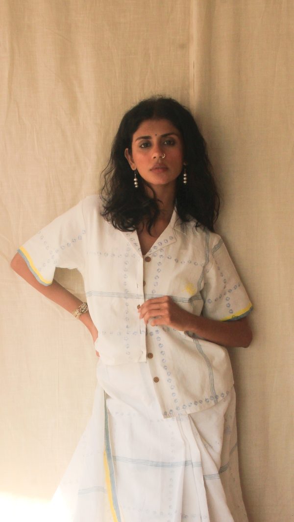 white khadi shirt