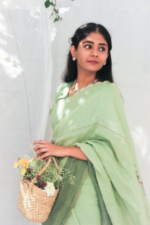 linen cotton sari