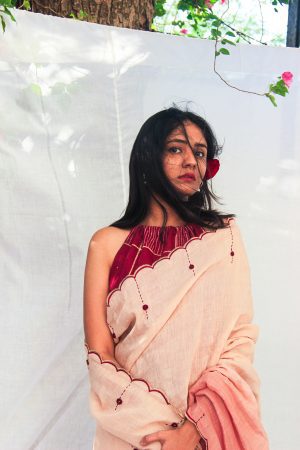 linen cotton sari