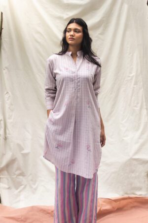 Pearl Sky Handloom Cotton Co-ord Set