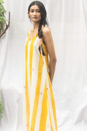 Sunny Shores Cotton Maxi Dress